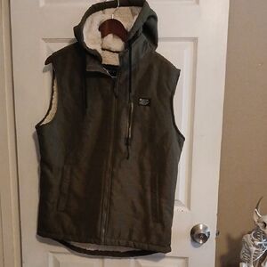 Carhartt Forest Green Hooded Vest